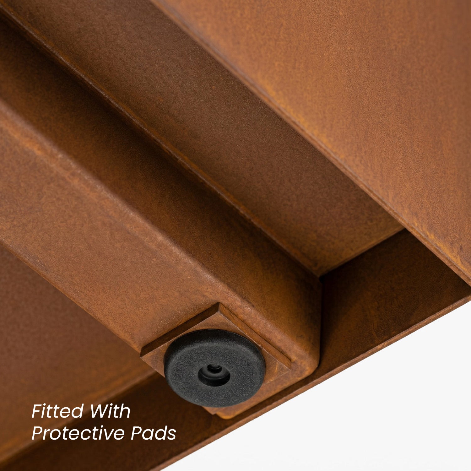 Axia Rectangular Corten Planter (23.5 x 12 x 17.5" H)