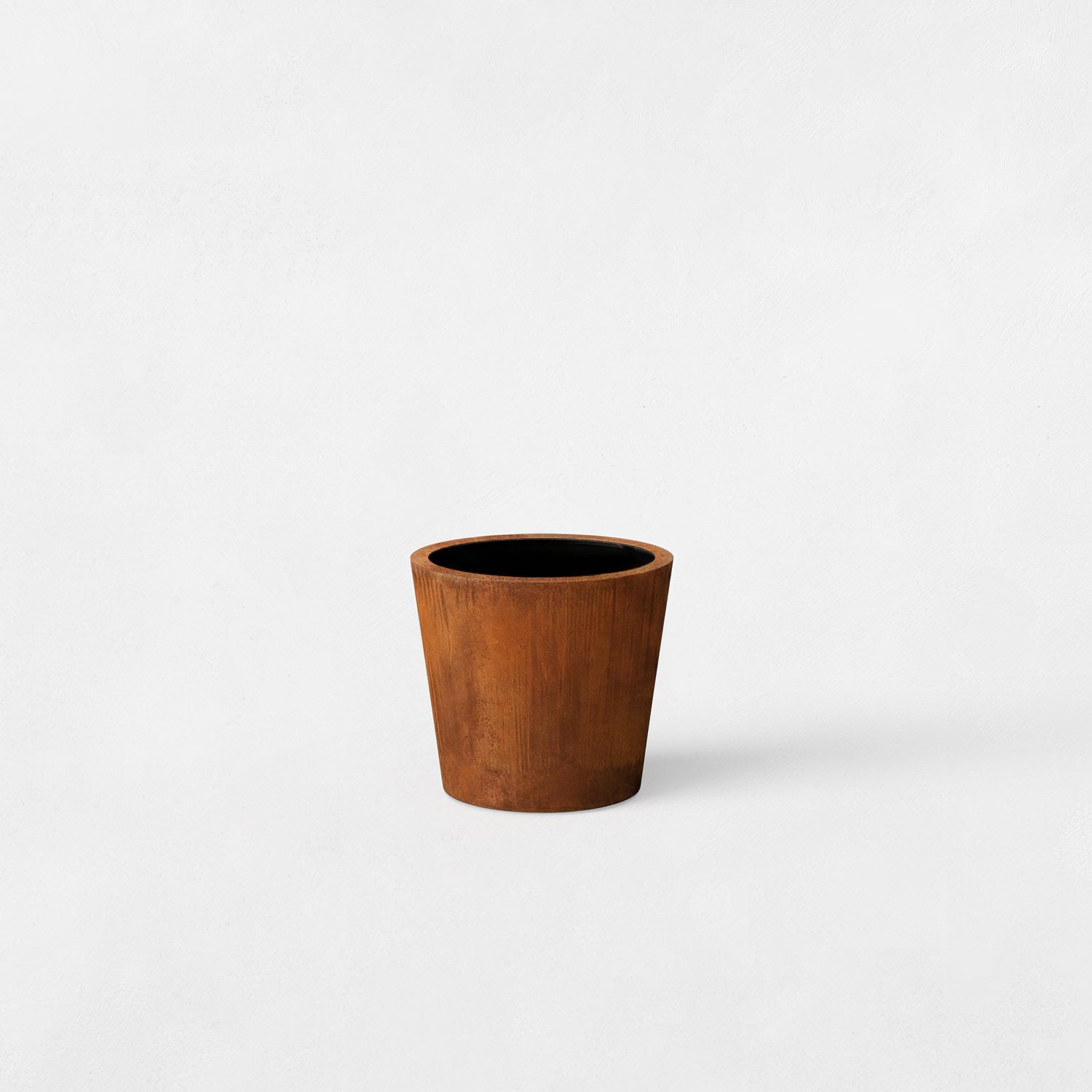 Conic Corten Steel Planter (H 13" x Ø 15")