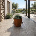 Conic Corten Steel Planter (H 13" x Ø 15")