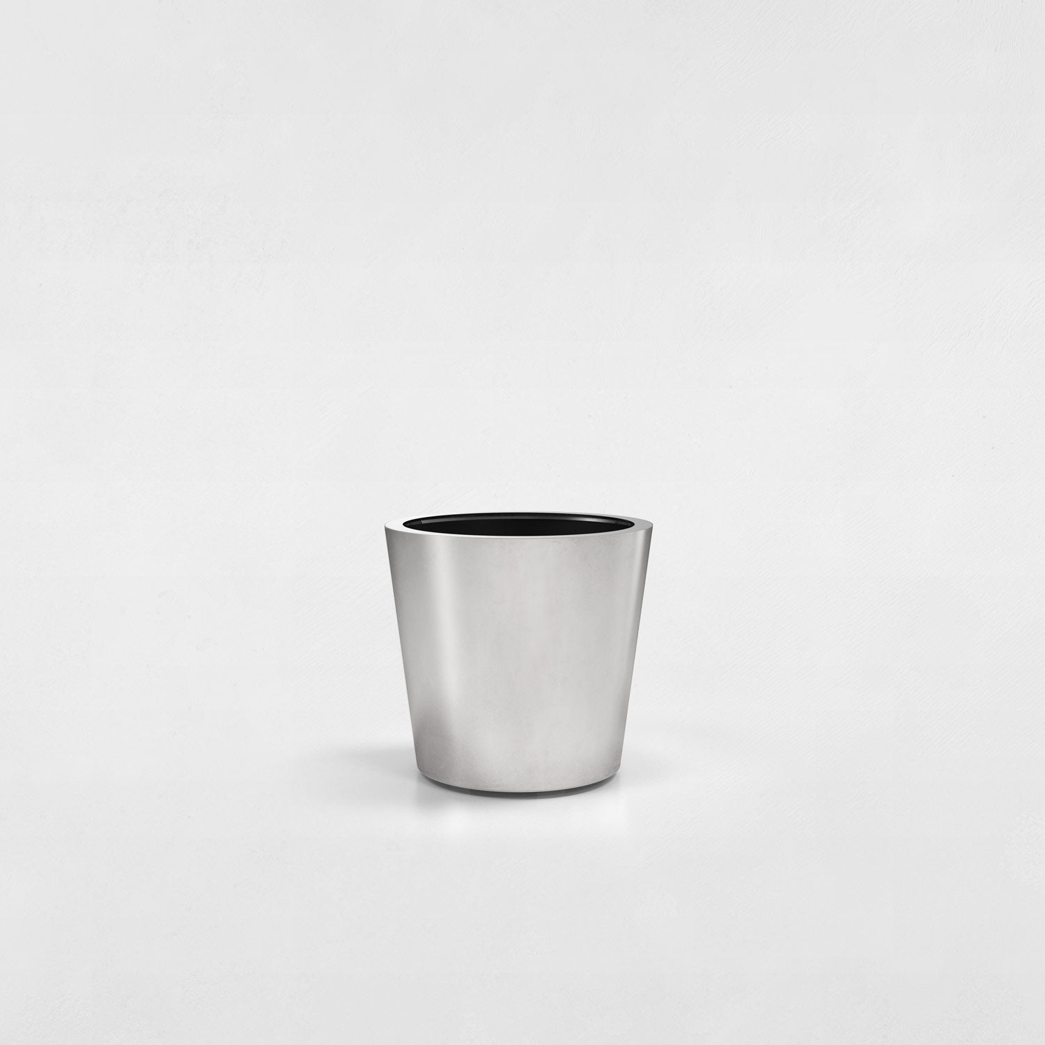 Conic Stainless Steel Planter (H 13" x Ø 15")