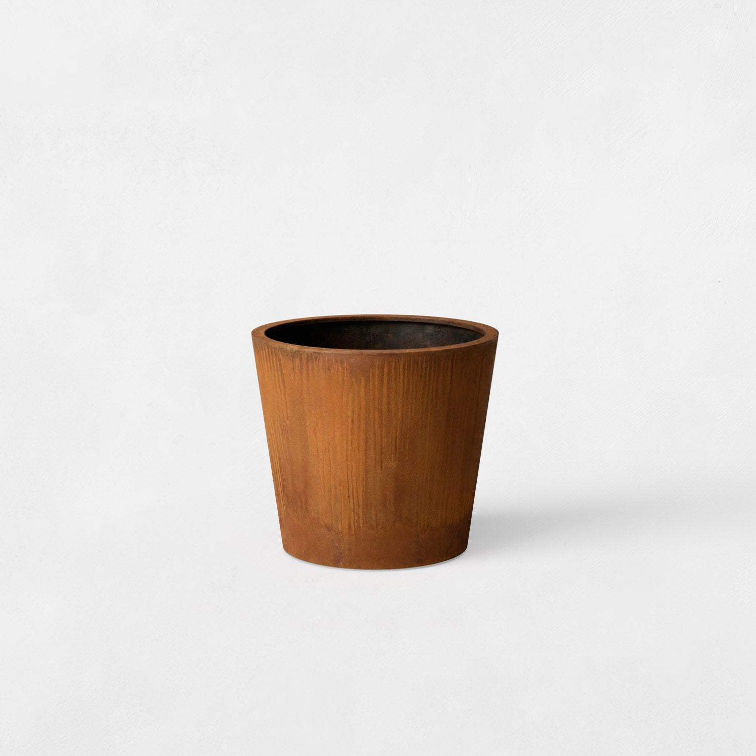 Conic Corten Steel Planter (H 18" x Ø 20")
