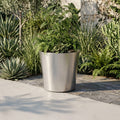 Conic Stainless Steel Planter (H 18" x ⌀ 20")