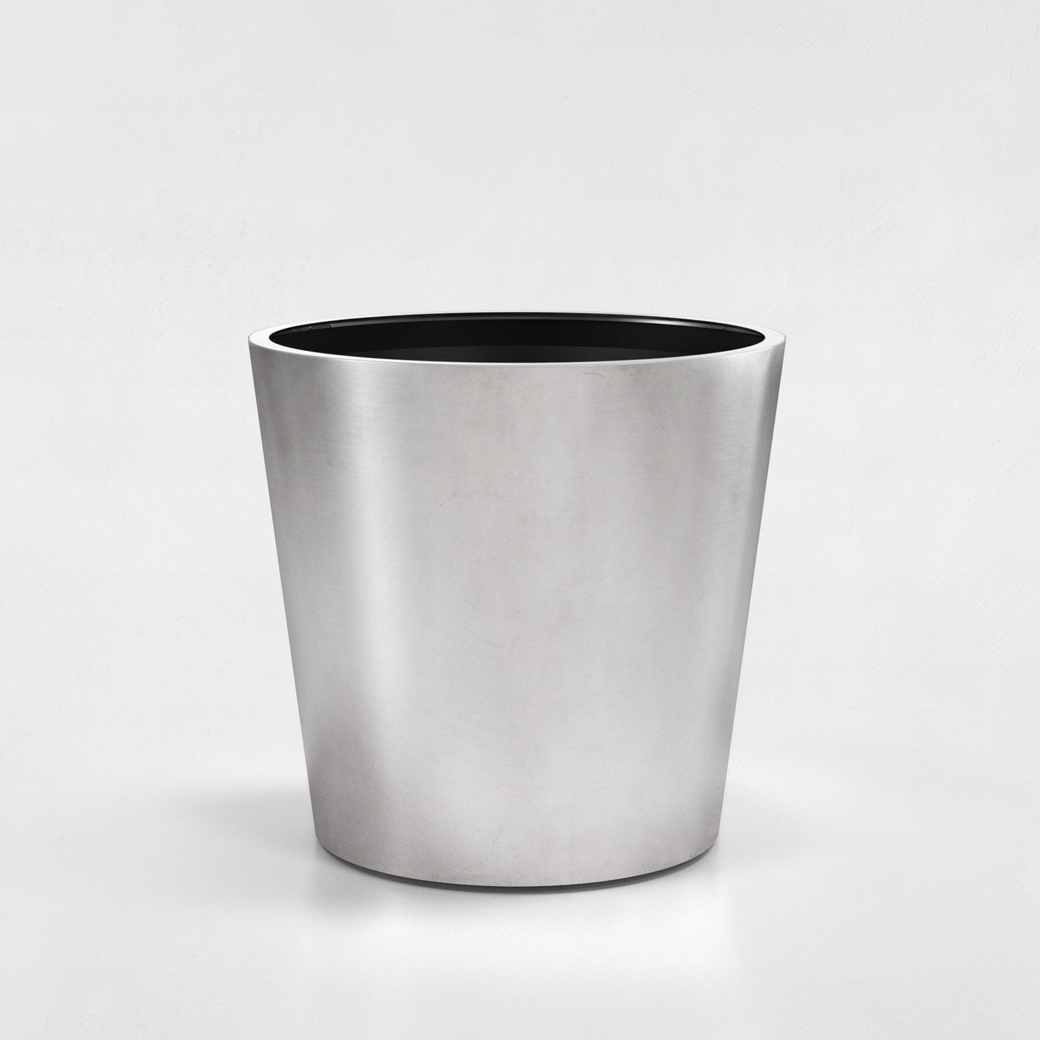 Conic Stainless Steel Planter (H 24" x ⌀ 25")
