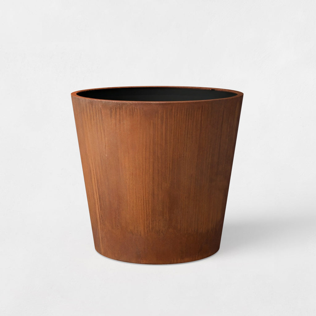 Conic Corten Steel Planter (H 30" x Ø 29")