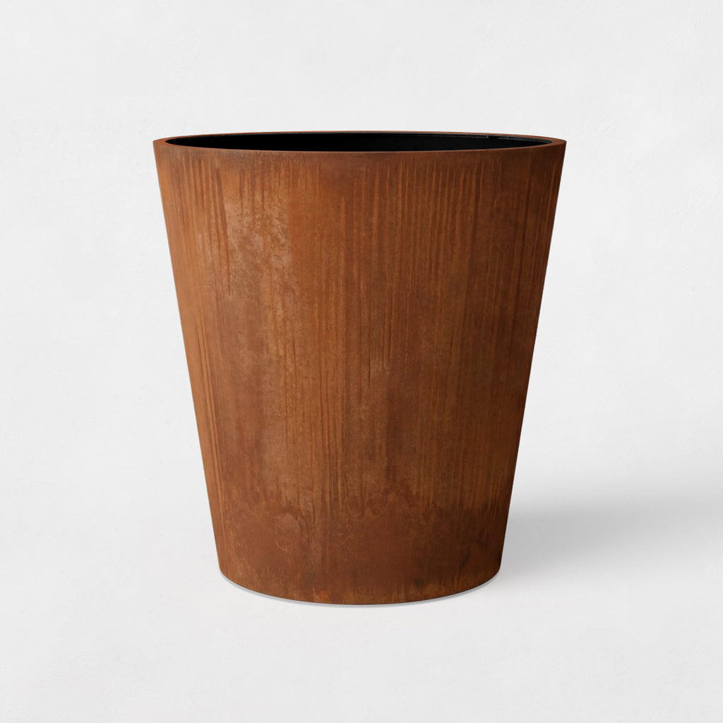 Conic Corten Steel Planter (H 36" x Ø 33")