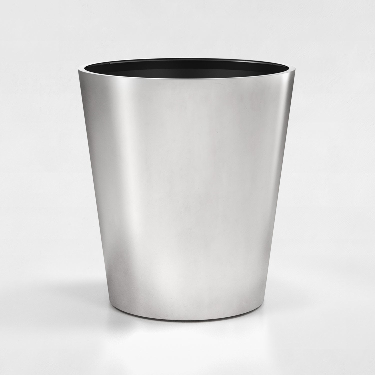 Conic Stainless Steel Planter (H 36” × ⌀ 33”)