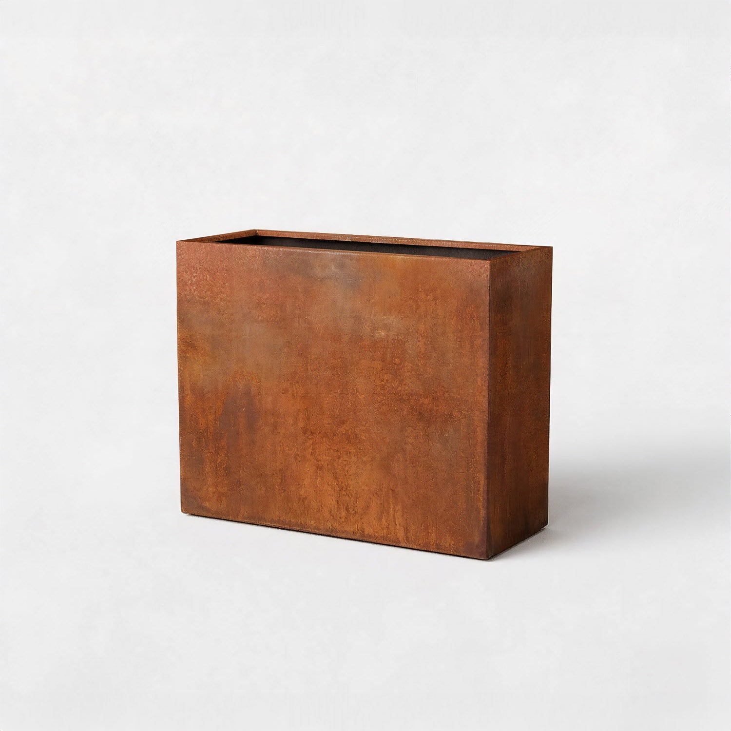 Axia Rectangular Corten Planter (39.5 x 15.5 x 31.5" H)