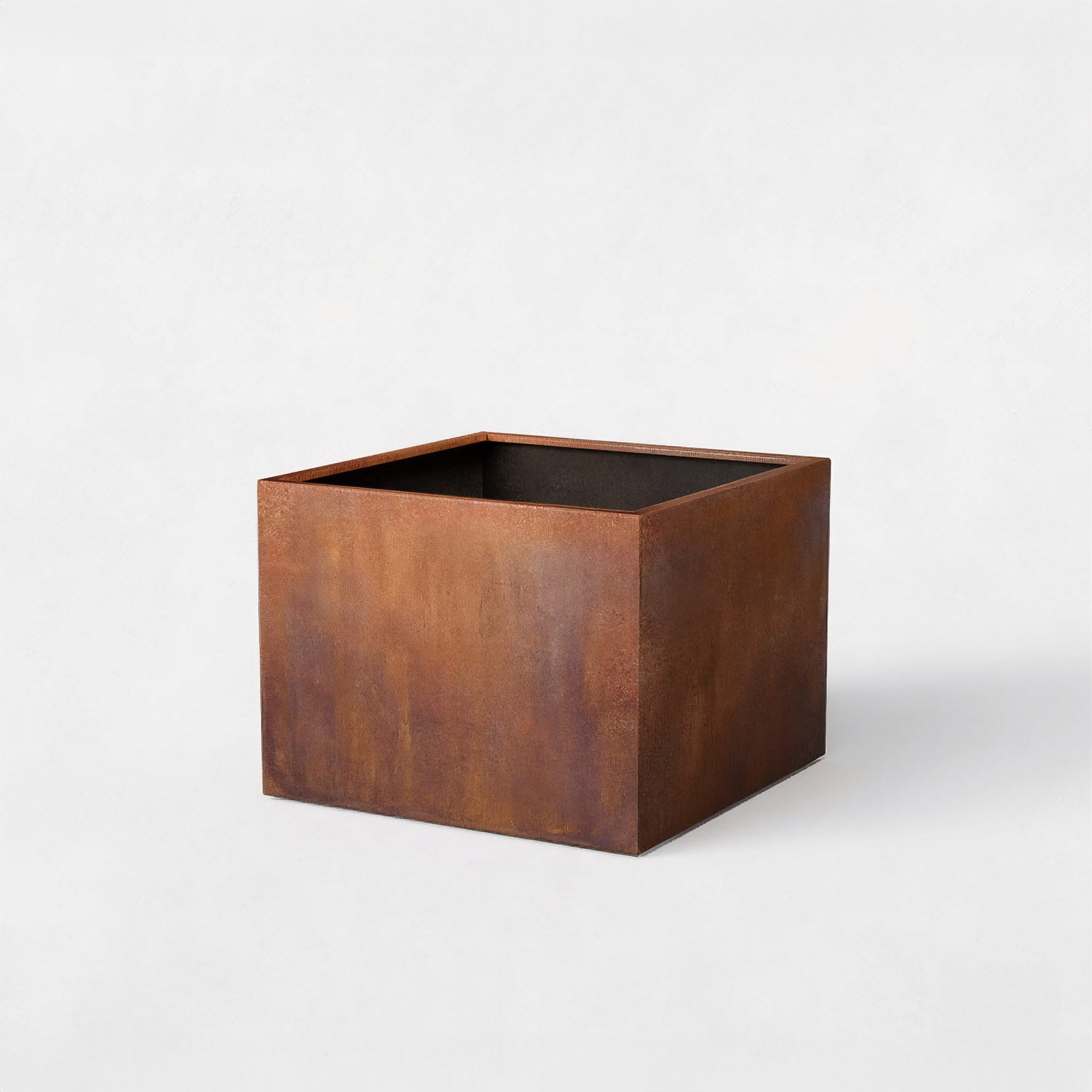 Axia Square Corten Planter (31.5 x 31.5 x 23.5" H)