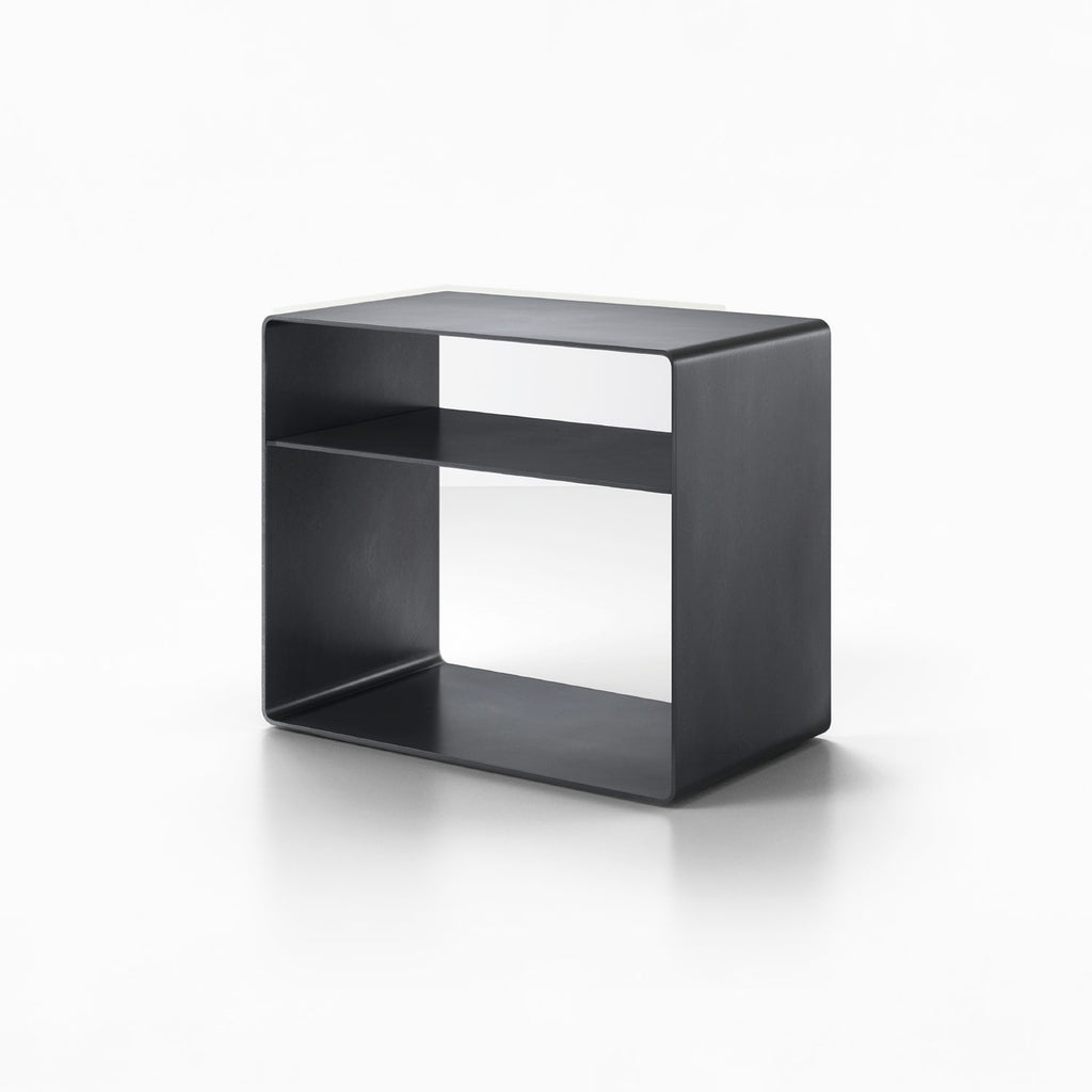 Arc Nightstand – Open Shelf Cabinet