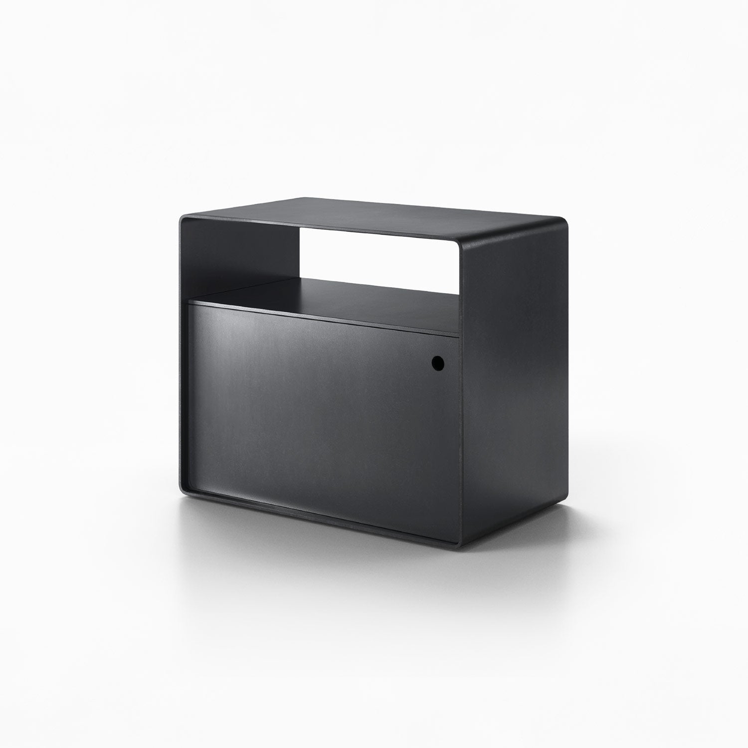 Arc Nightstand – Cabinet with Shelf