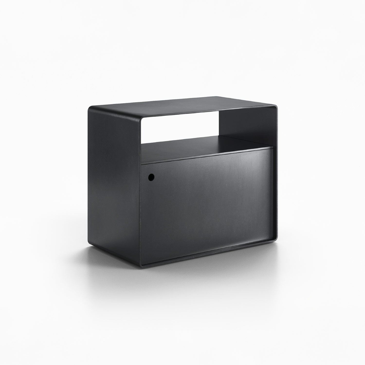 Arc Nightstand – Cabinet with Shelf