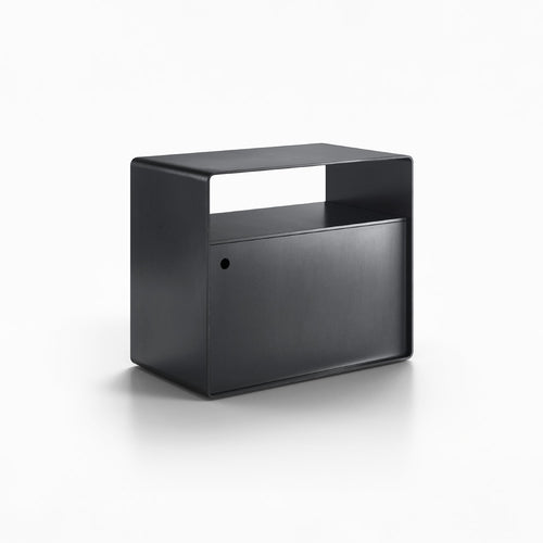 Arc Nightstand – Cabinet with Shelf