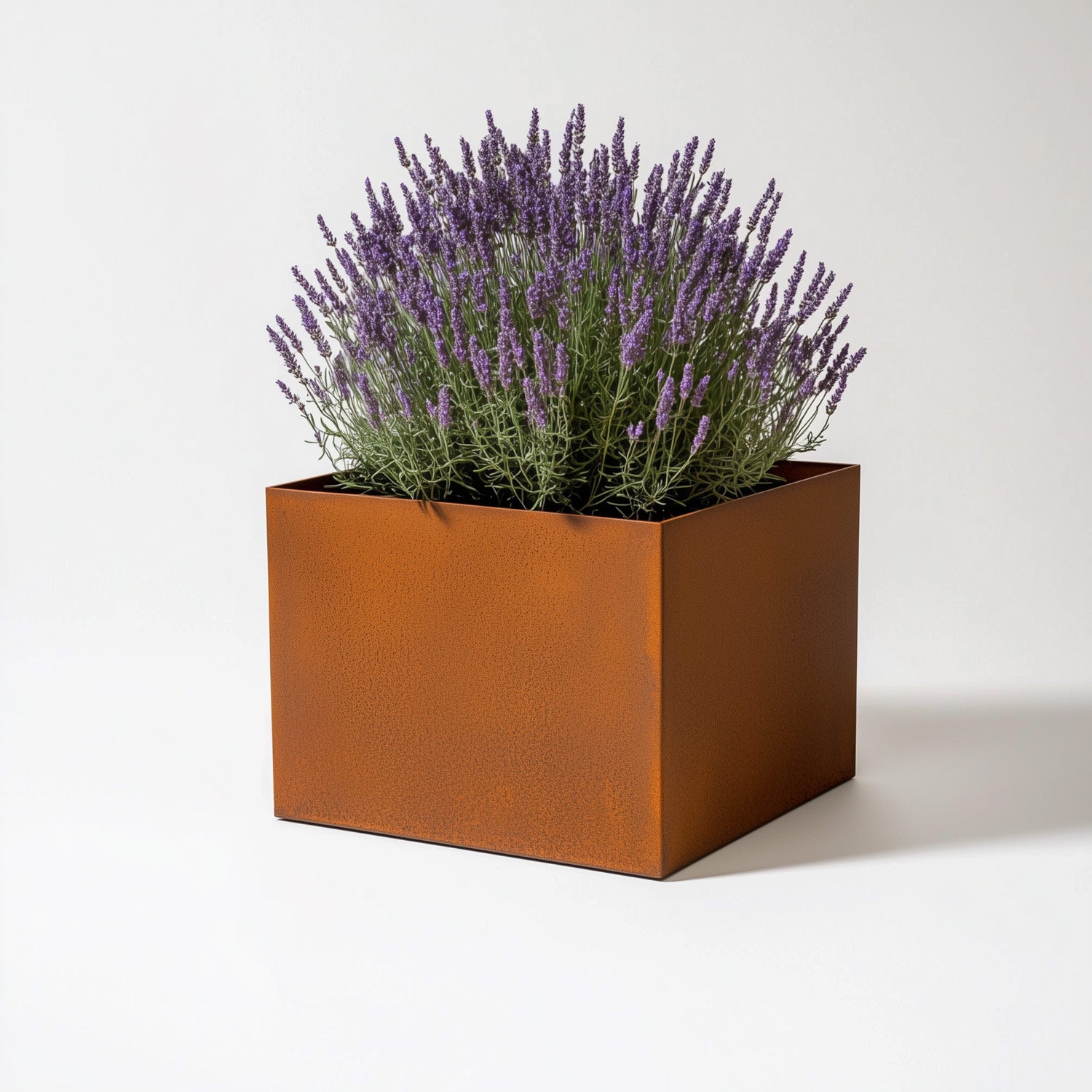 Axia Square Corten Planter (31.5 x 31.5 x 23.5" H)